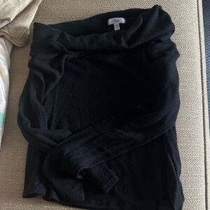 Luca Black Cowl Neck Women's Sweater